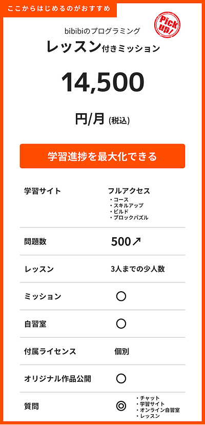 レッスンプランの内容