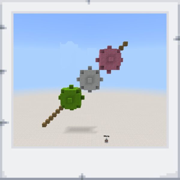 ３色団子のマイクラワールド