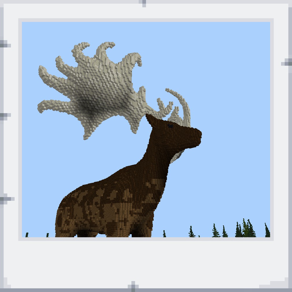 絶滅生物トロッコツアーのマイクラワールド