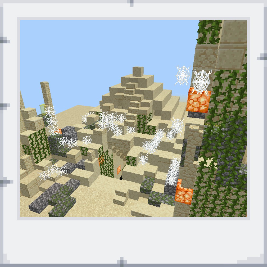 呪われた千年王の秘宝のマイクラワールド