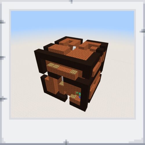 立体チェスト迷路 Lv.1のマイクラワールド